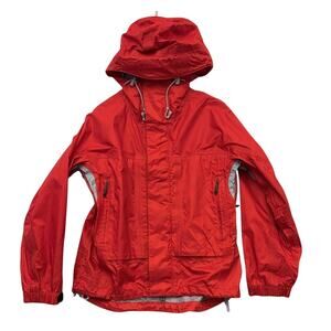 Nike ACG Jacket Storm Series Outer Layer Full Zip Red Hooded Nylon Jacket Size S